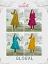 Global By Aanchi Shimmer Two Tone Kurti With Bottom